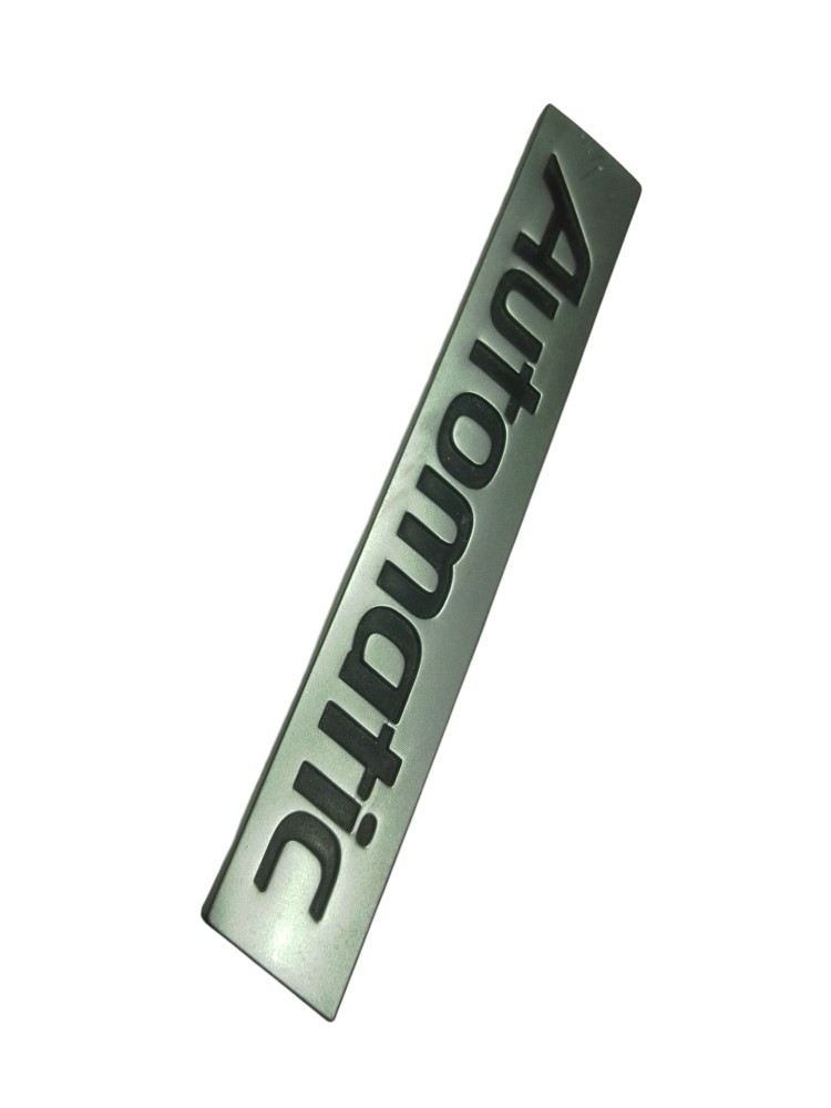 Emblema Automatic Tampa Traseira Hyundai Hb20 2012/2019 Prata