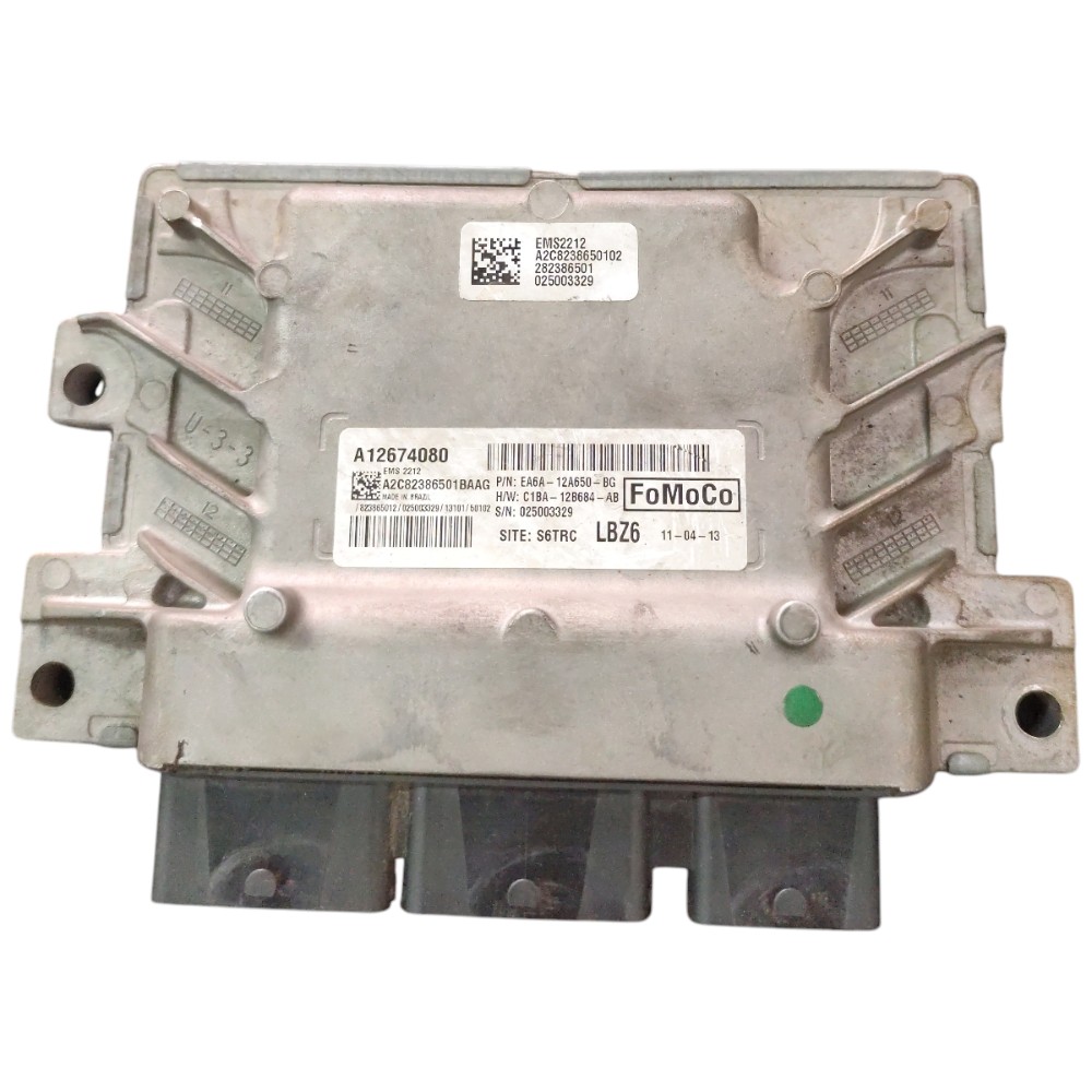 Kit code módulo injeção Ford New Fiesta 1.6 Powershift 2014 4