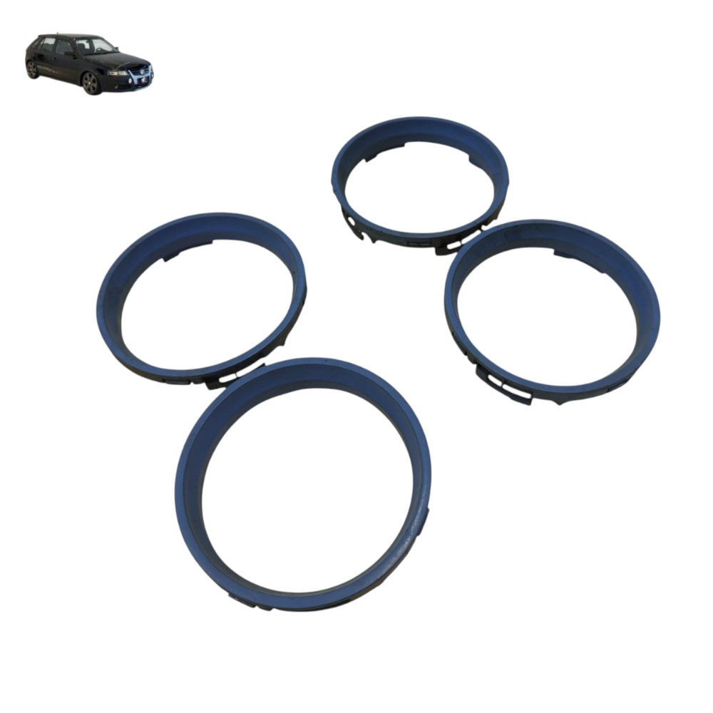 Aro moldura difusor ar painel VW Gol G4 cor azul 1