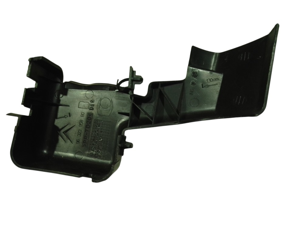 Capa Fechadura Dianteiro Direito Citroën Picasso 2005-2010 Preto 4