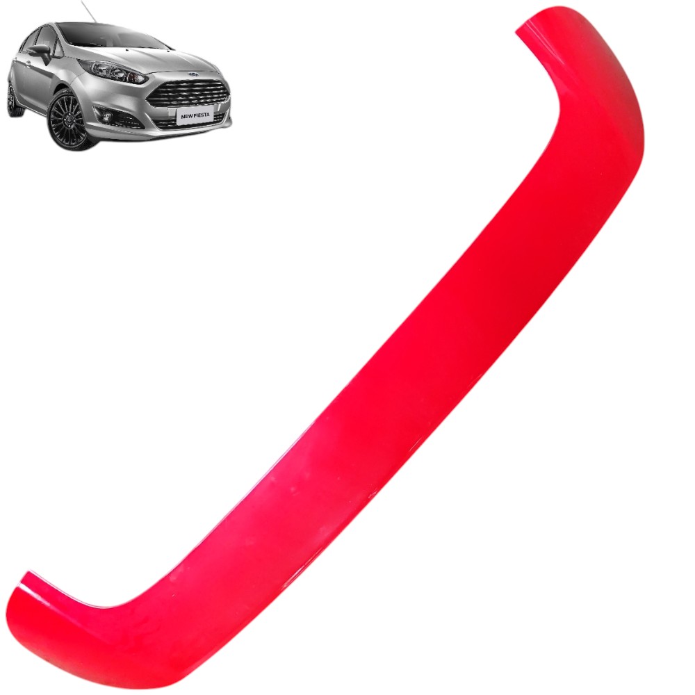 Aerofólio Ford New Fiesta 2013 2014 2015 2016 2017 vermelho