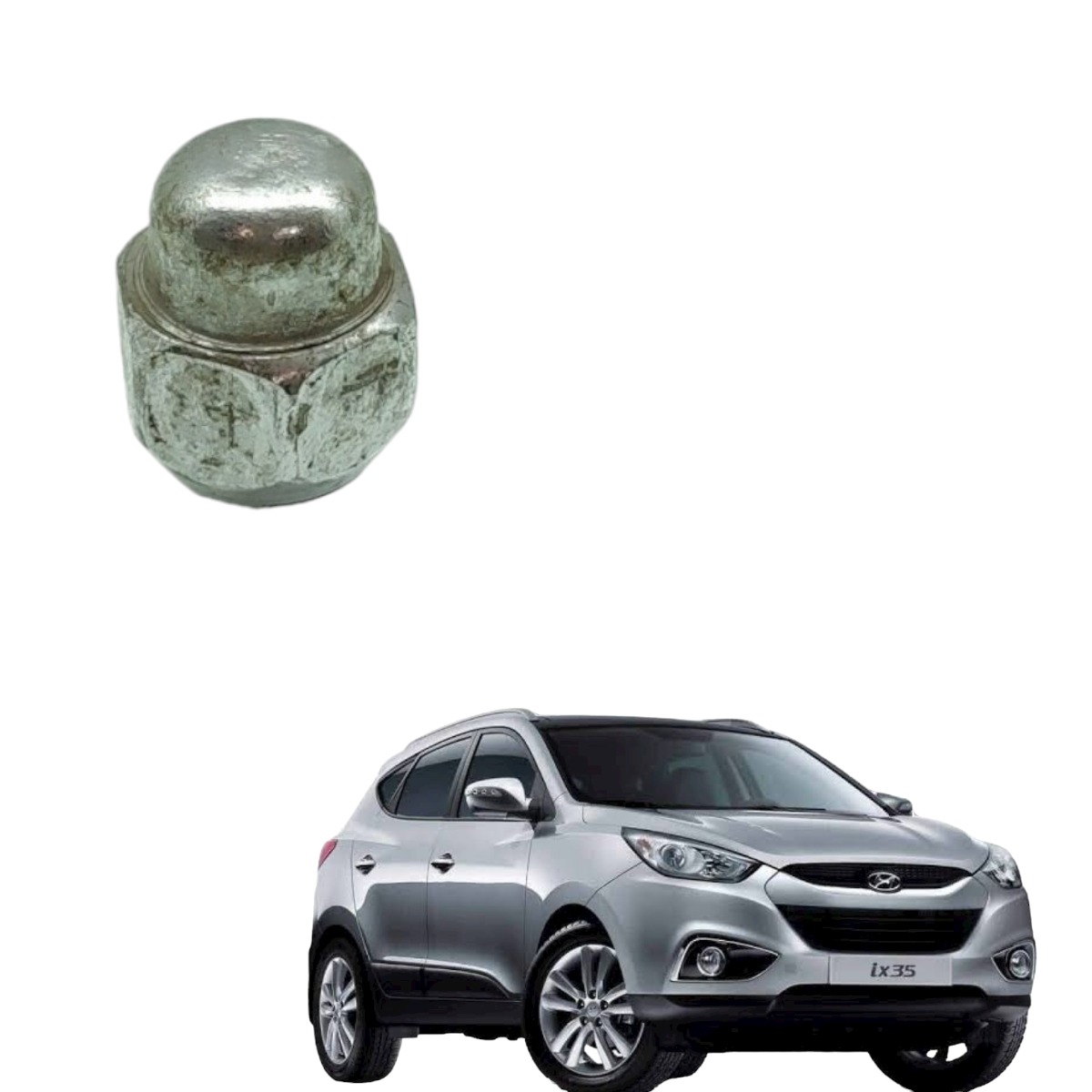 Porca Prisioneiro Roda Unidade Hyundai Ix35 Chave 21 1