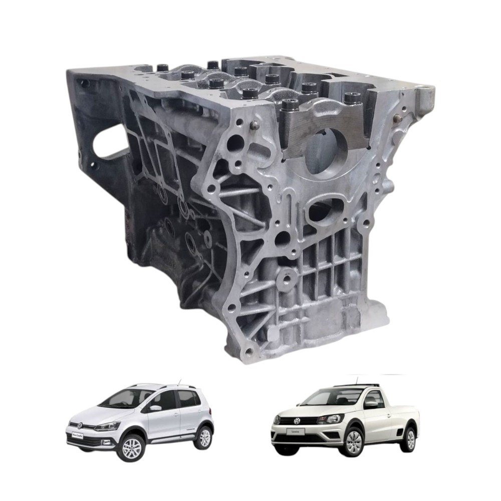 Bloco Motor EA211 1.6 16v VW CrossFox G3 Saveiro G7