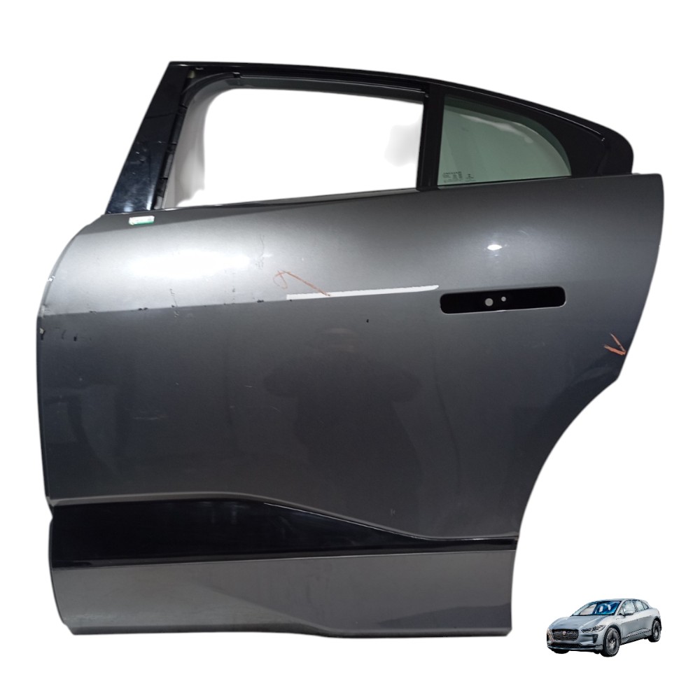 Porta Traseira Esquerda Jaguar Ipace Elétrico Ex590 2020 Traseira Esquerdo Cinza