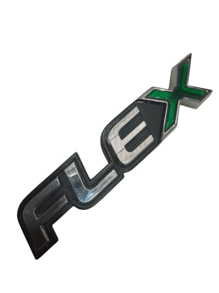 Emblema Letreiro Kia Cerato Sportage Sorento Flex Cromado Cromado/verde Cromado/verde