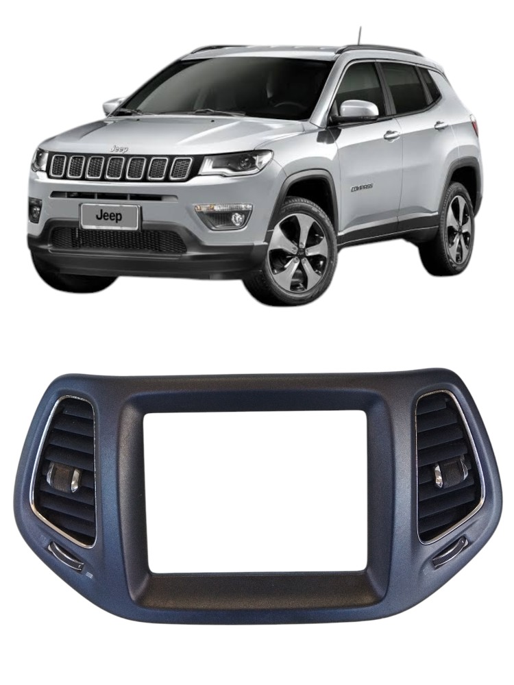 Acabamento Central Painel Difusor Jeep Compass 2017/20 1