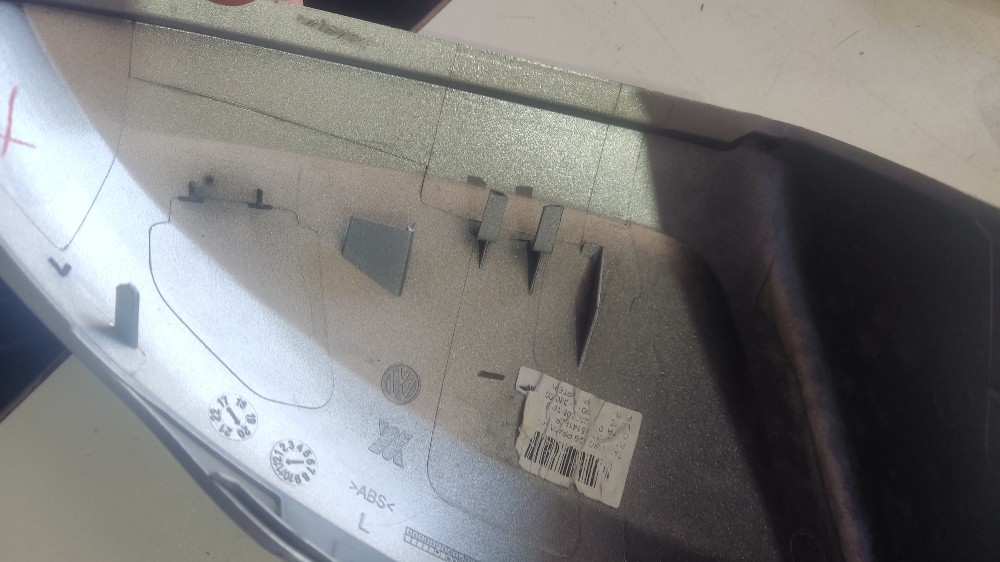 Capa Retrovisor Volkswagen Polo Virtus 2018 A 2024 Original  Prata