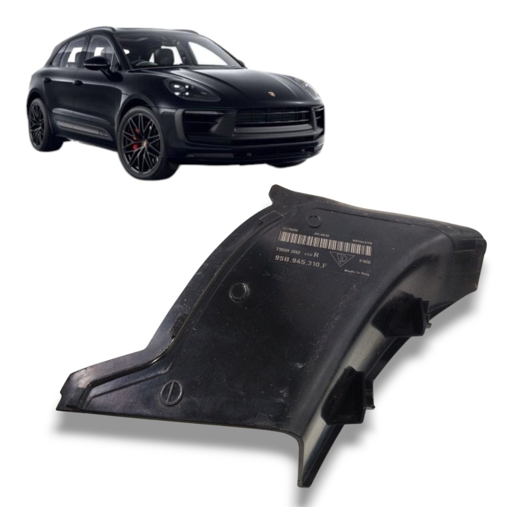 Acabamento Direito Lanterna Porsche Macan 2021/2022 Origi Preto 1