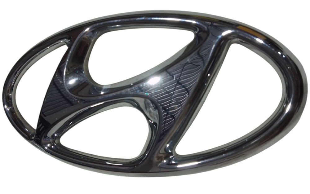 Emblema Cromado Hyundai  Cromado 4
