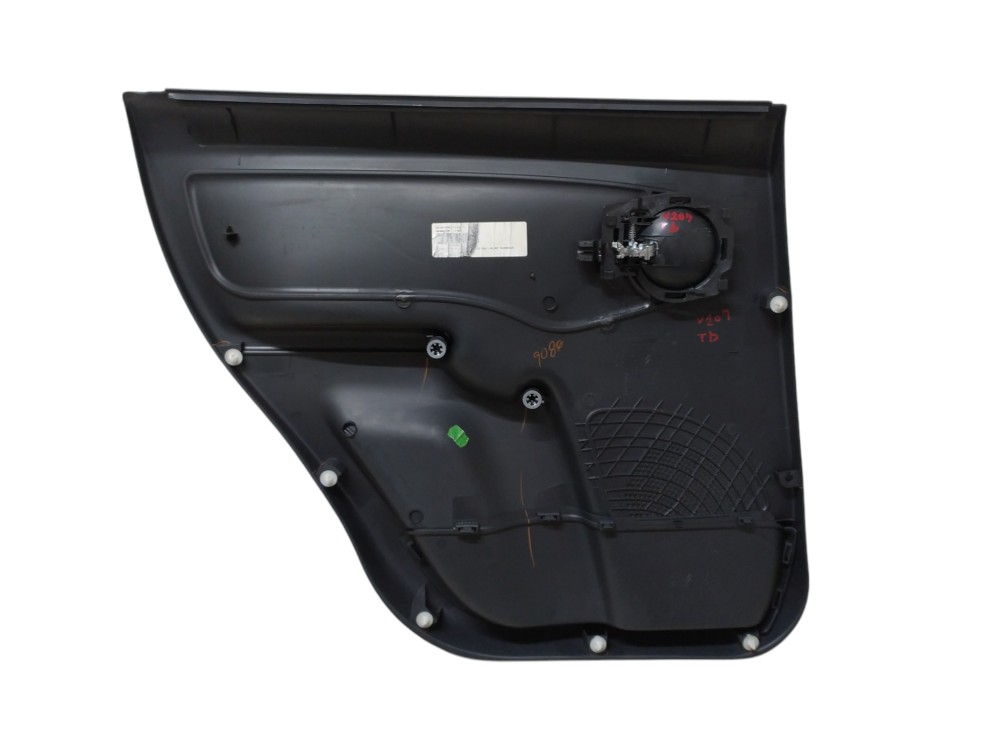 Forro Da Porta Traseira Direita Citroen C3 1.4 2008 V107 4