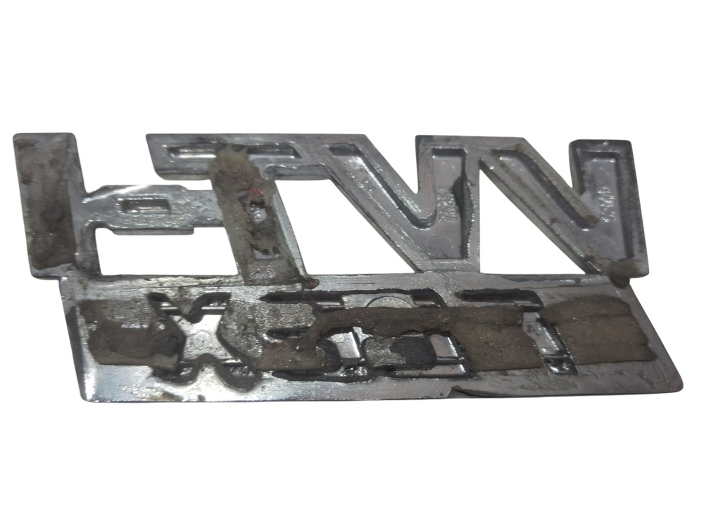 Emblema Letreiro Tampa Traseira Linha Toyota Vvt-i Flex  Cromado 2