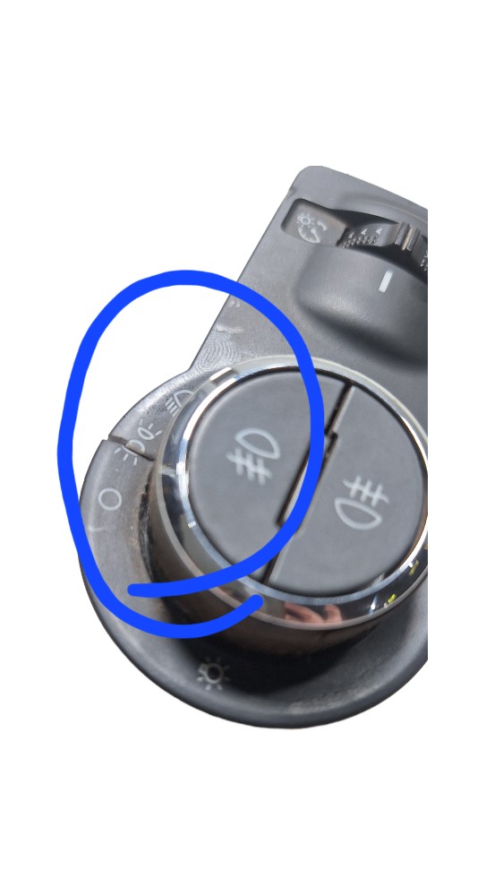 Botão Farol Milha Comando Neblina Gm Cobalt Onix 2013 A 2019 5