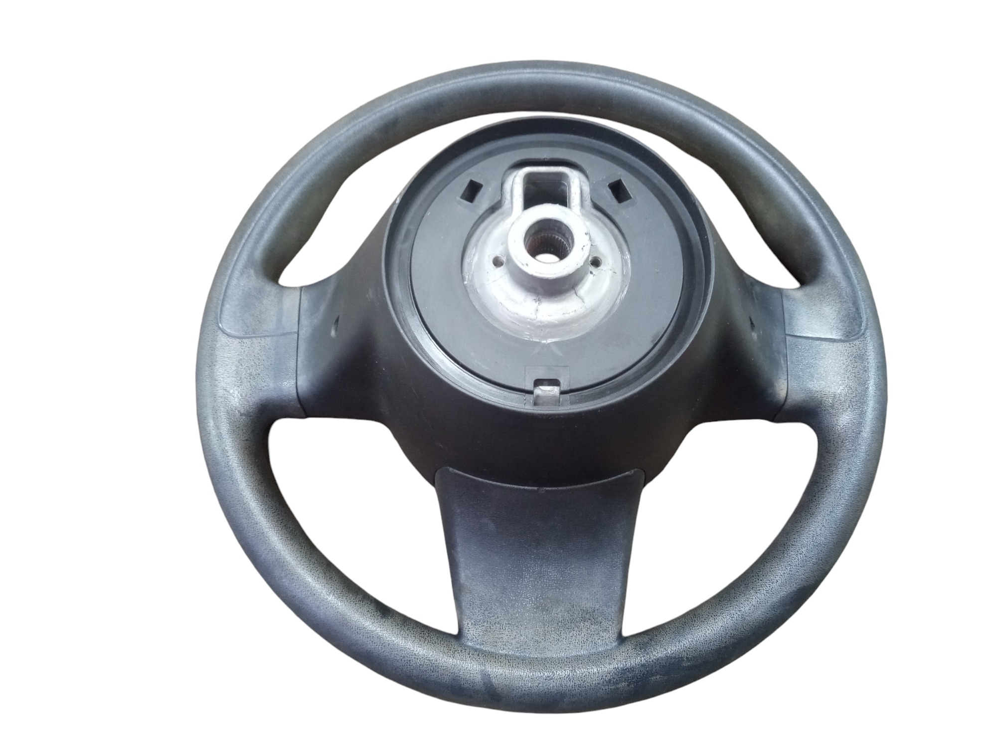 Volante Direcao Fiat Uno Way 2014 2016 Impecavel Original  Preto