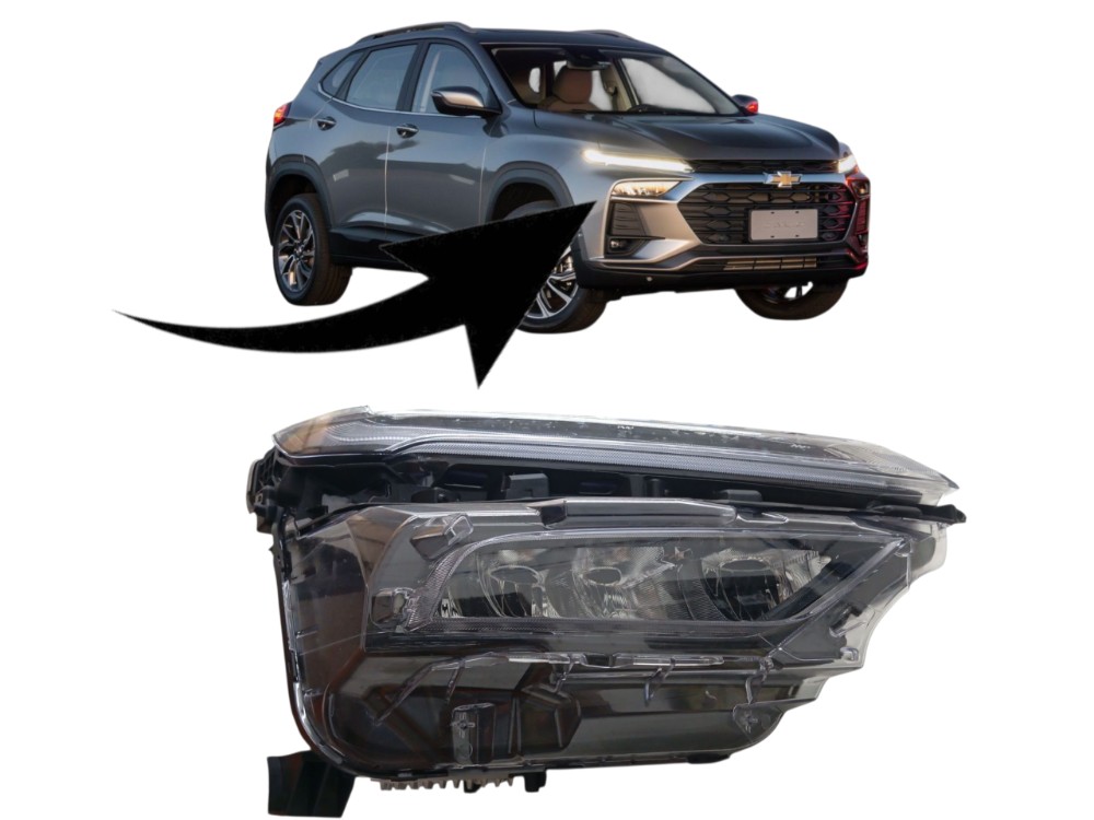 Farol Dianteiro Direito Chevrolet Gm Tracker Full Led 2025 2026