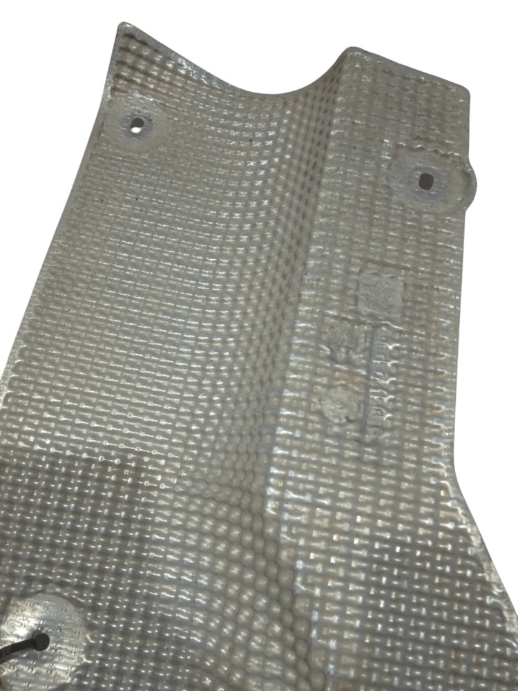 Defletor Calor Traseiro Xsara Picasso 2000 A 2011 Original  Prateado 3