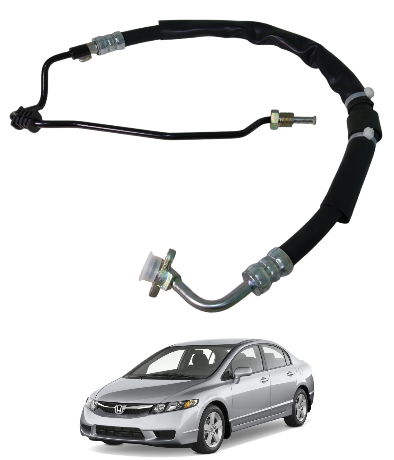 Mangueira pressão direção Honda New Civic 2007 a 2011 E3765