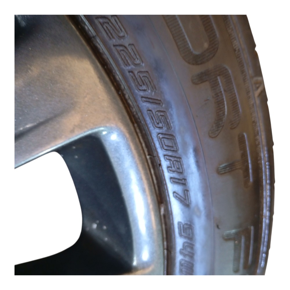 Jogo De Rodas Aro 17 C/pneus Subaru Impreza 2010 Preto