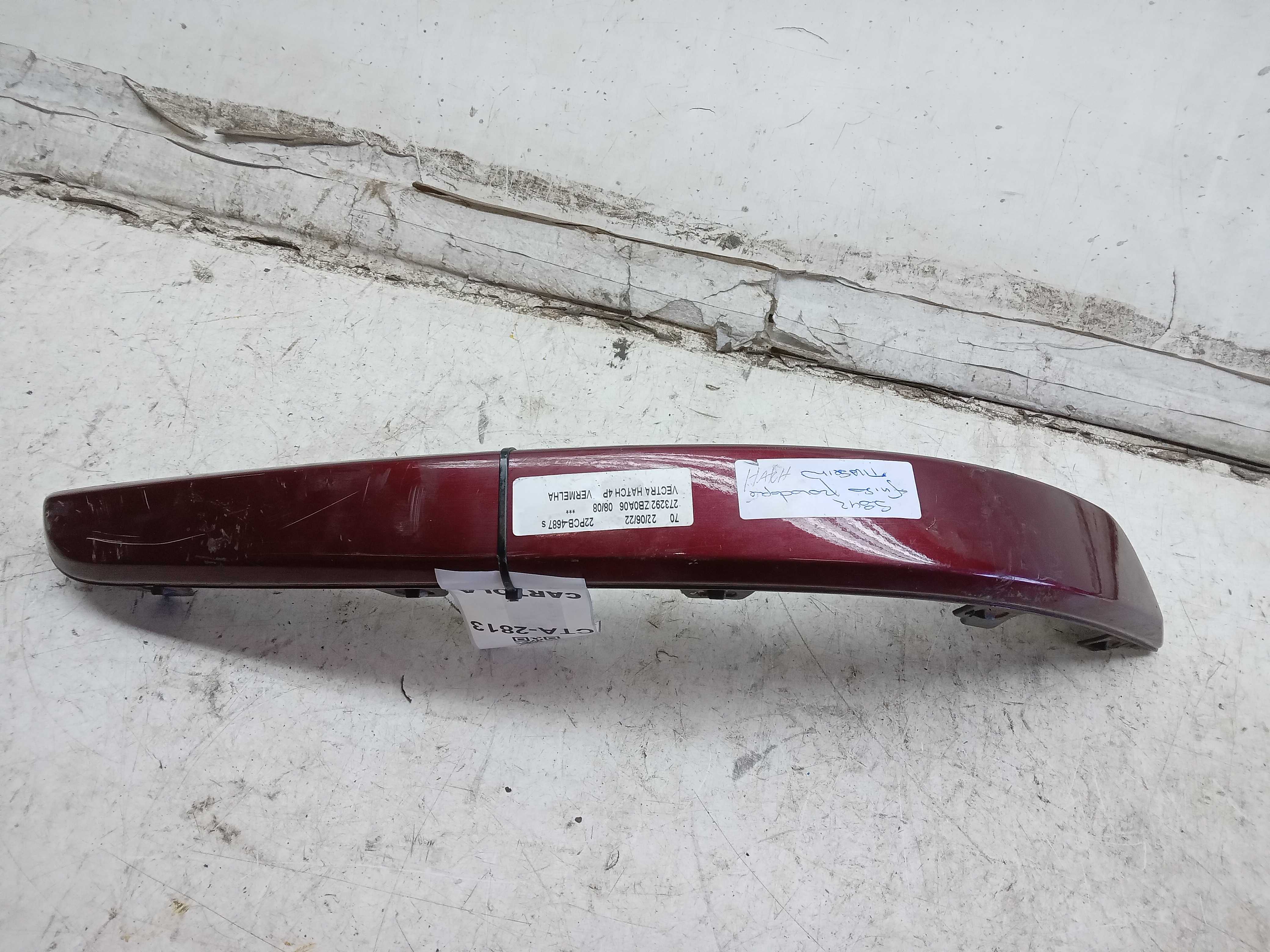 MOLDURA APLIQUE PARACHOQUE TRASEIRO LE GM VECTRA HATCH 2008