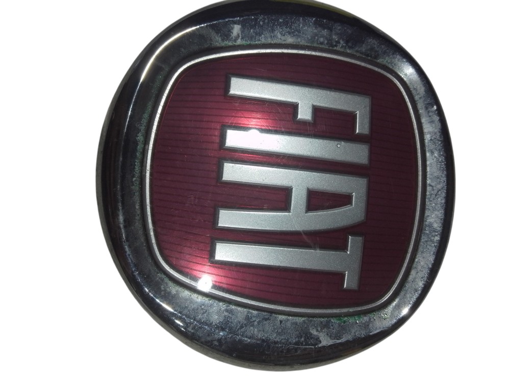 Emblema Dianteiro Linha Fiat Argo Cronos Ducato 2012 A 2022 Vermelho 1