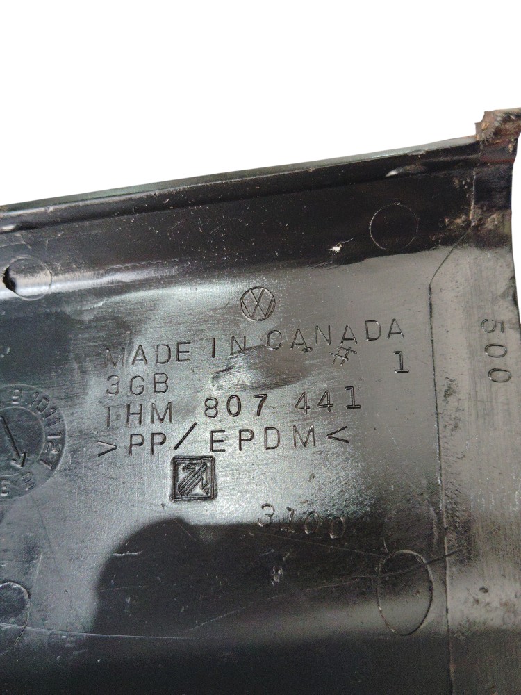 Capa Engate Do Parachoque Golf Mk3 1996 A 2000 Original Preto 7