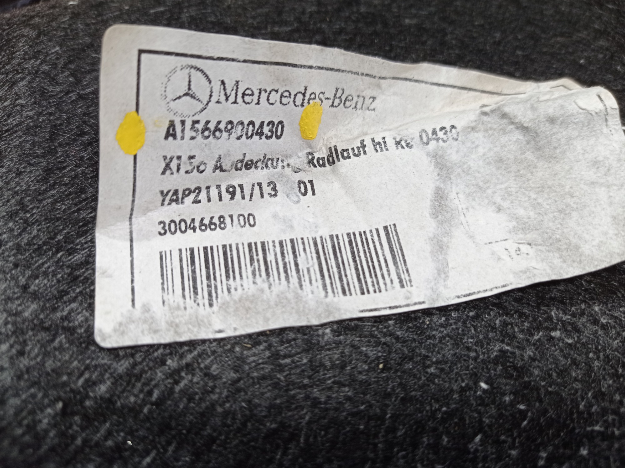 Parabarro Traseiro Direito Mercedes Gla 200 2016 V568 7