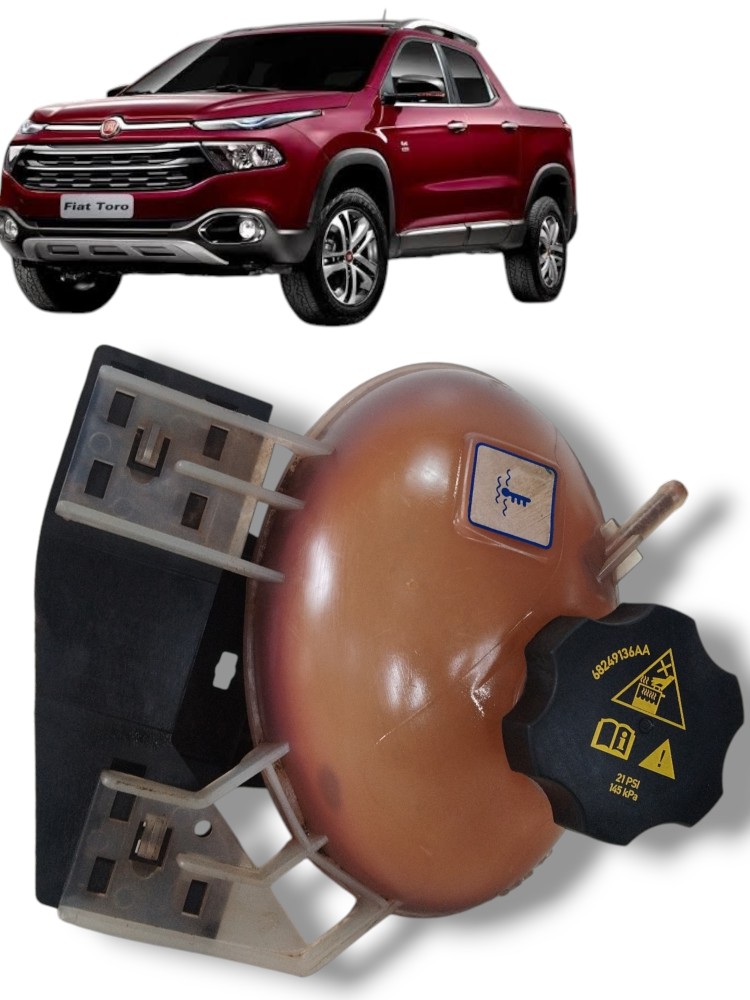 Reservatório Água Radiador Fiat Toro Volcano 2019 Original 1