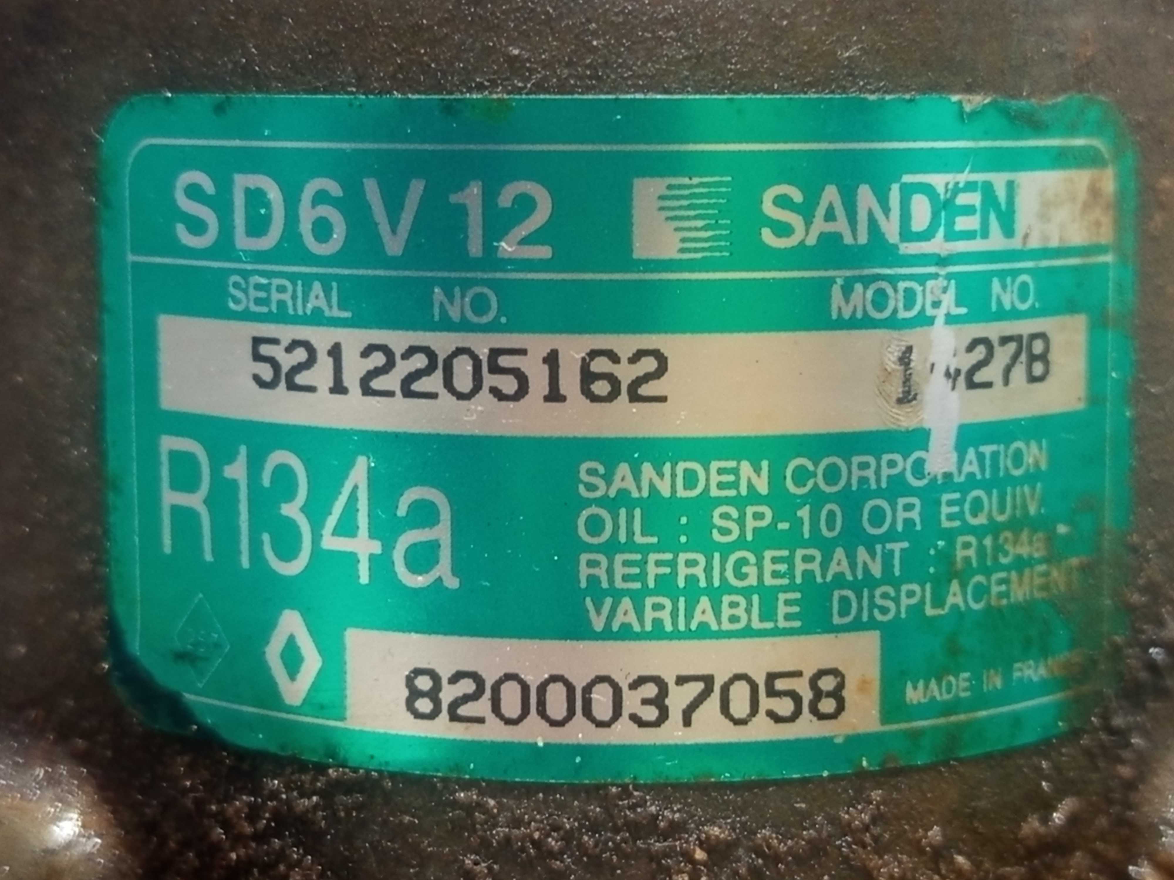 Compressor Ar Condicionado Renault Clio 1.0 16v 2004 A 2012 10