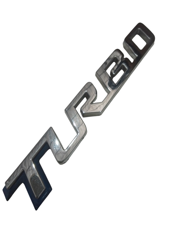 Emblema Azul Cromado Turbo Onix Tracker 2020 A 2025 Et3924 Azul Cromado 2