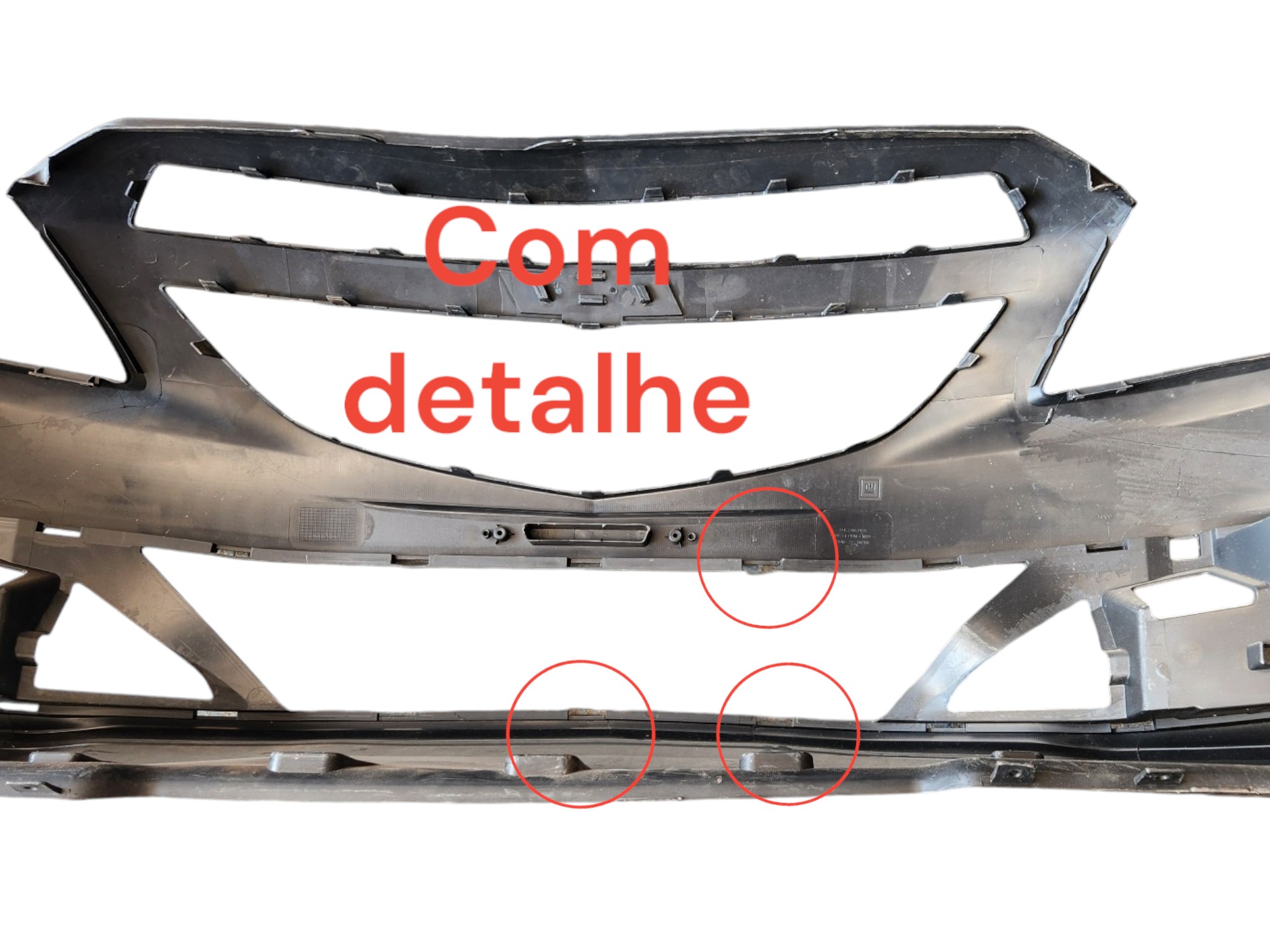 Parachoque Chevrolet Onix Dianteiro 2013 2014 2015 Preto