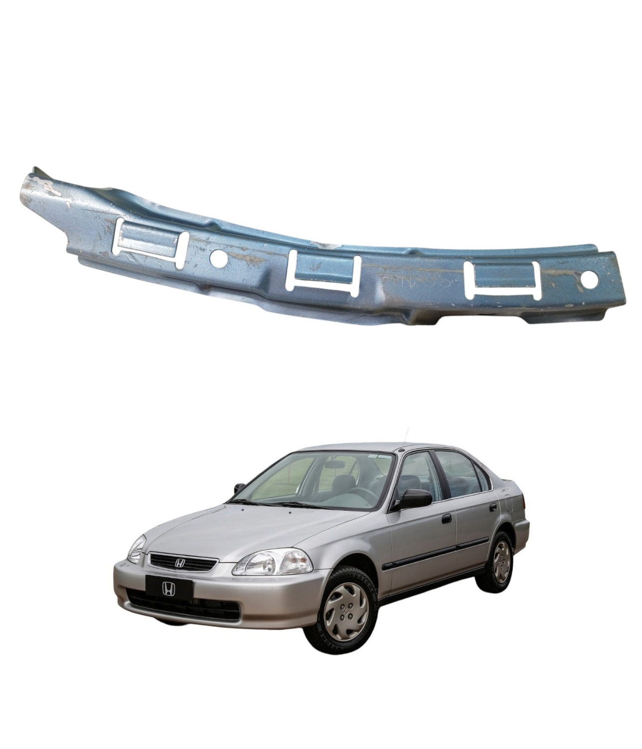 Guia Farol Dianteiro Esquerdo Honda Civic 1999 A 2000 E4888