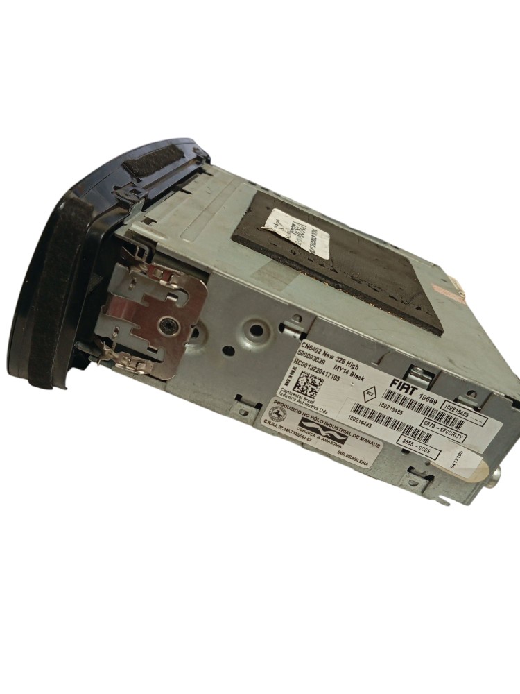 Radio Central Para Desbloqueio Fiat Palio 2013 A 2015 Preto 2