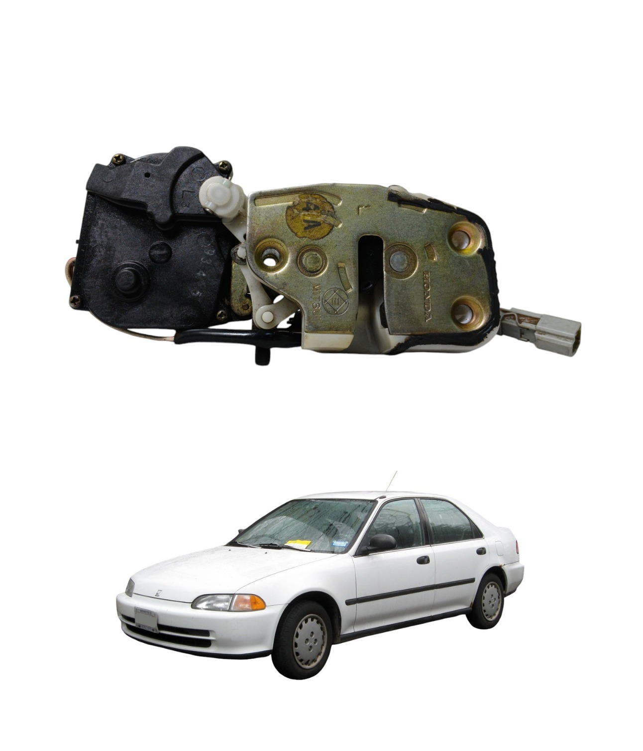 Tranca Porta Traseira Esquerda Honda Civic 1992 1995 950