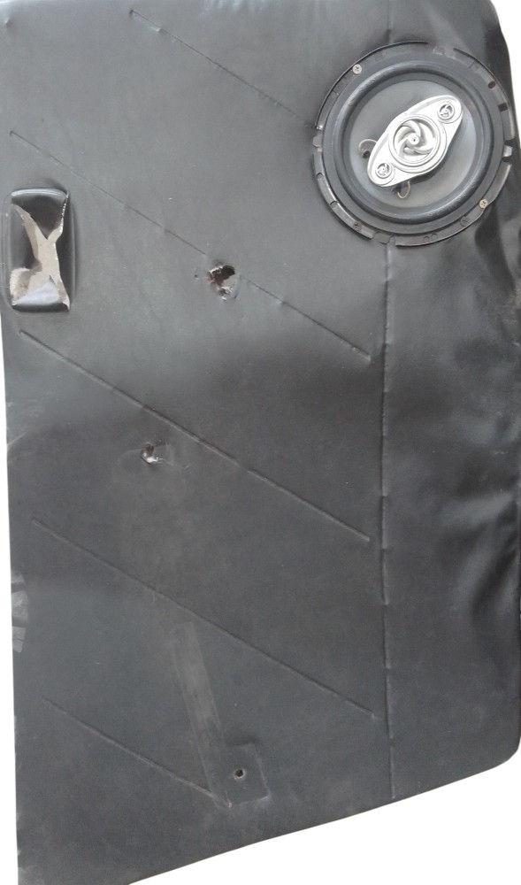 Forro Porta Fiat Fiorino C Alto Falante Esquerdo 1996 Preto 2