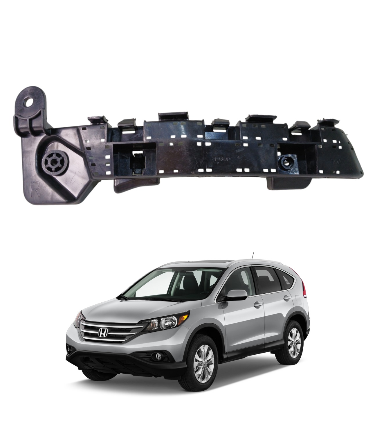 Guia Parachoque Dianteiro Direito Honda Crv 2012 2013 E4926