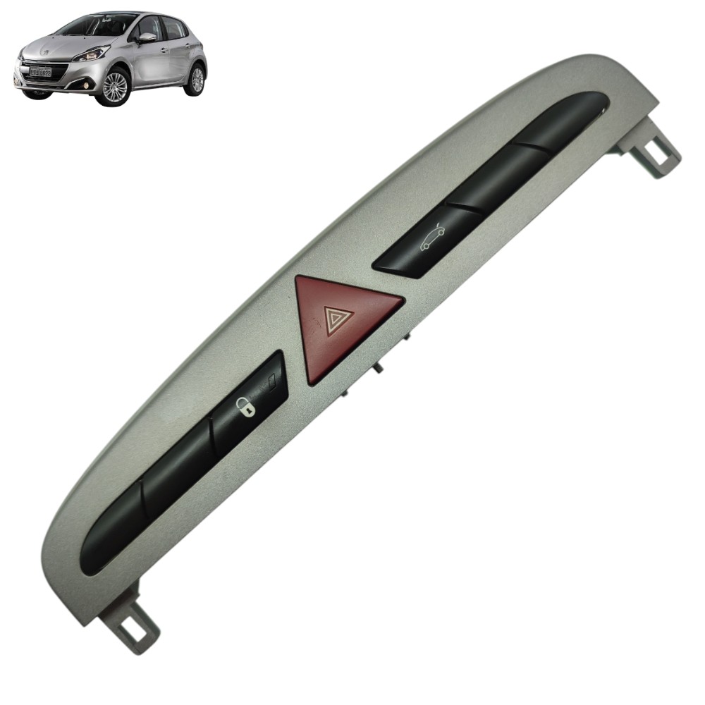 Botão Pisca Trava Abertura Tampa Peugeot 308 2011 2012 2013 1