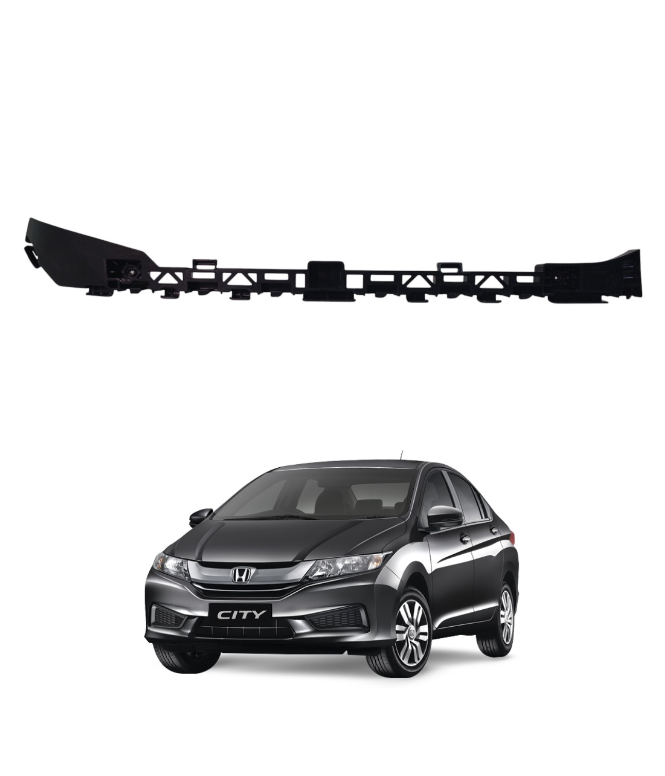 Guia Parachoque Traseiro Esquerdo Honda City 2015 2016 E5070