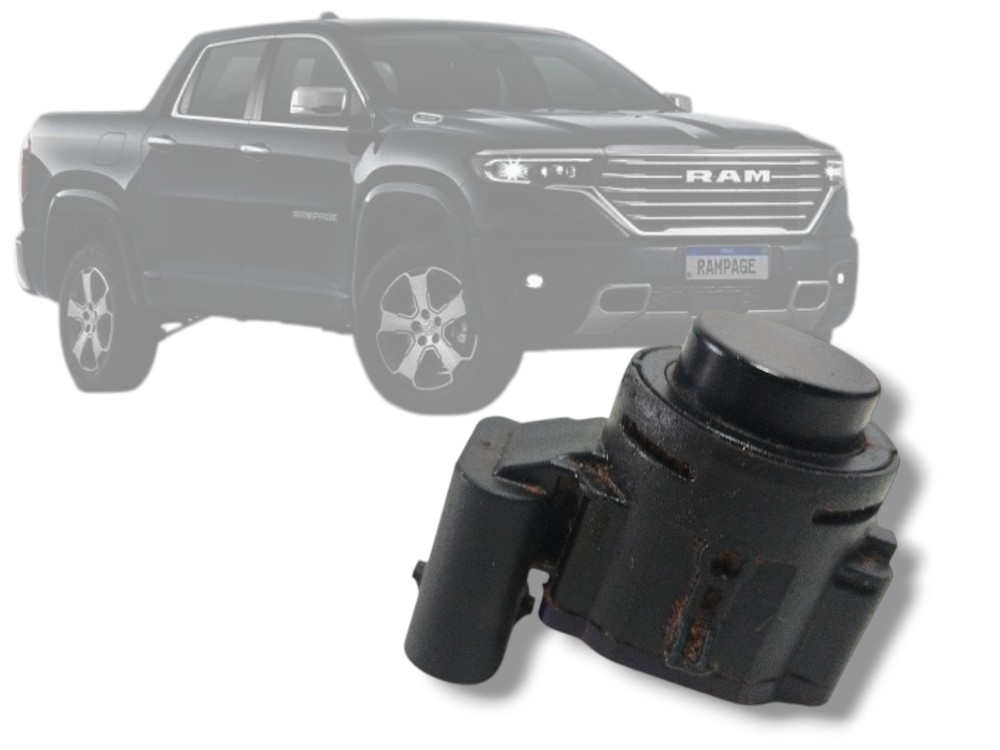 Sensor Traseiro Estacionamento Ram Rampage Laramie 2023 2024 Preto 1
