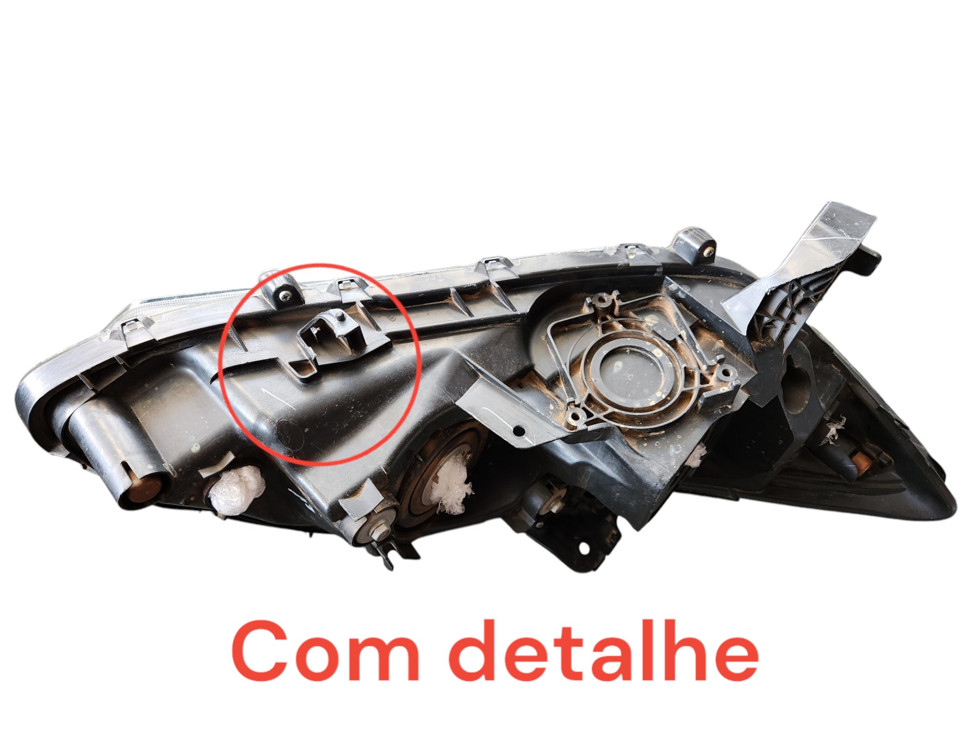 Farol Esquerdo Honda Civic 2012 2013 2014 Faltando Orelha Esquerdo