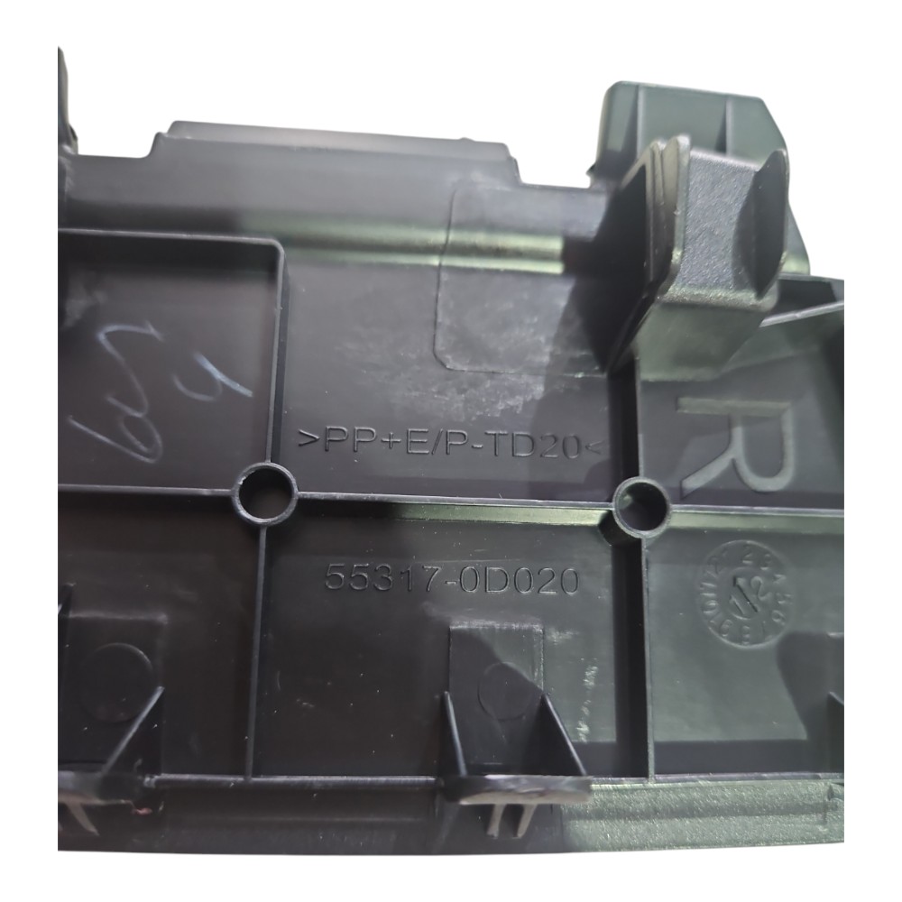 Moldura Acabamento Tampa Painel Direito Toyota Etios 2013/20 Preto Preto Preto Texturizado 4