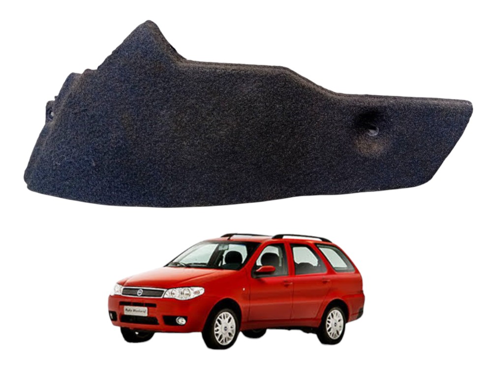 Acabamento console direito Fiat Palio Weekend 2007 735331187 4