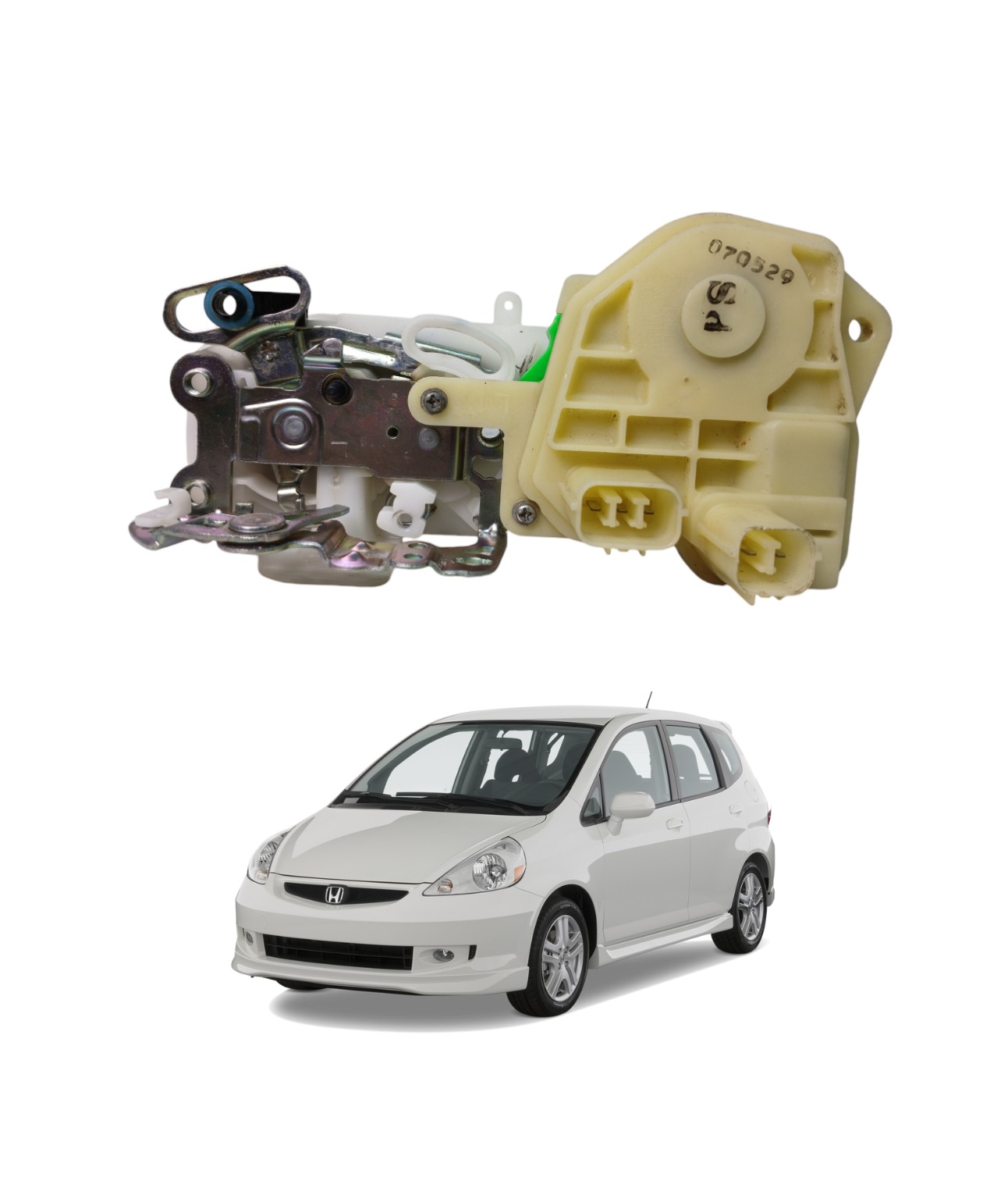 Tranca Porta Dianteira Esquerda Honda Fit 2004 2008 1.4 1.5