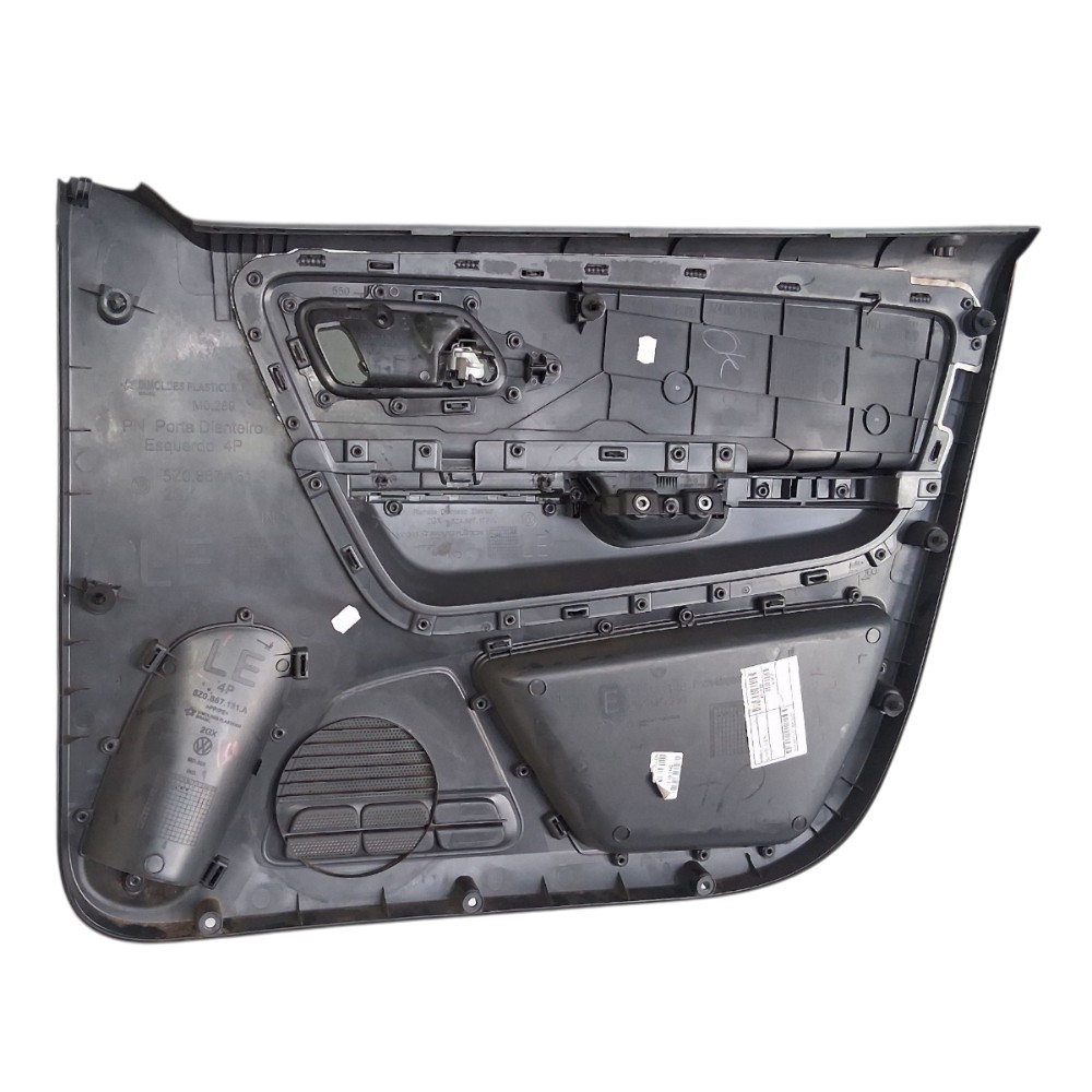 Forro Porta Dianteira Esquerda Fox 2013 5z0867151a *detalhe  Preto 2
