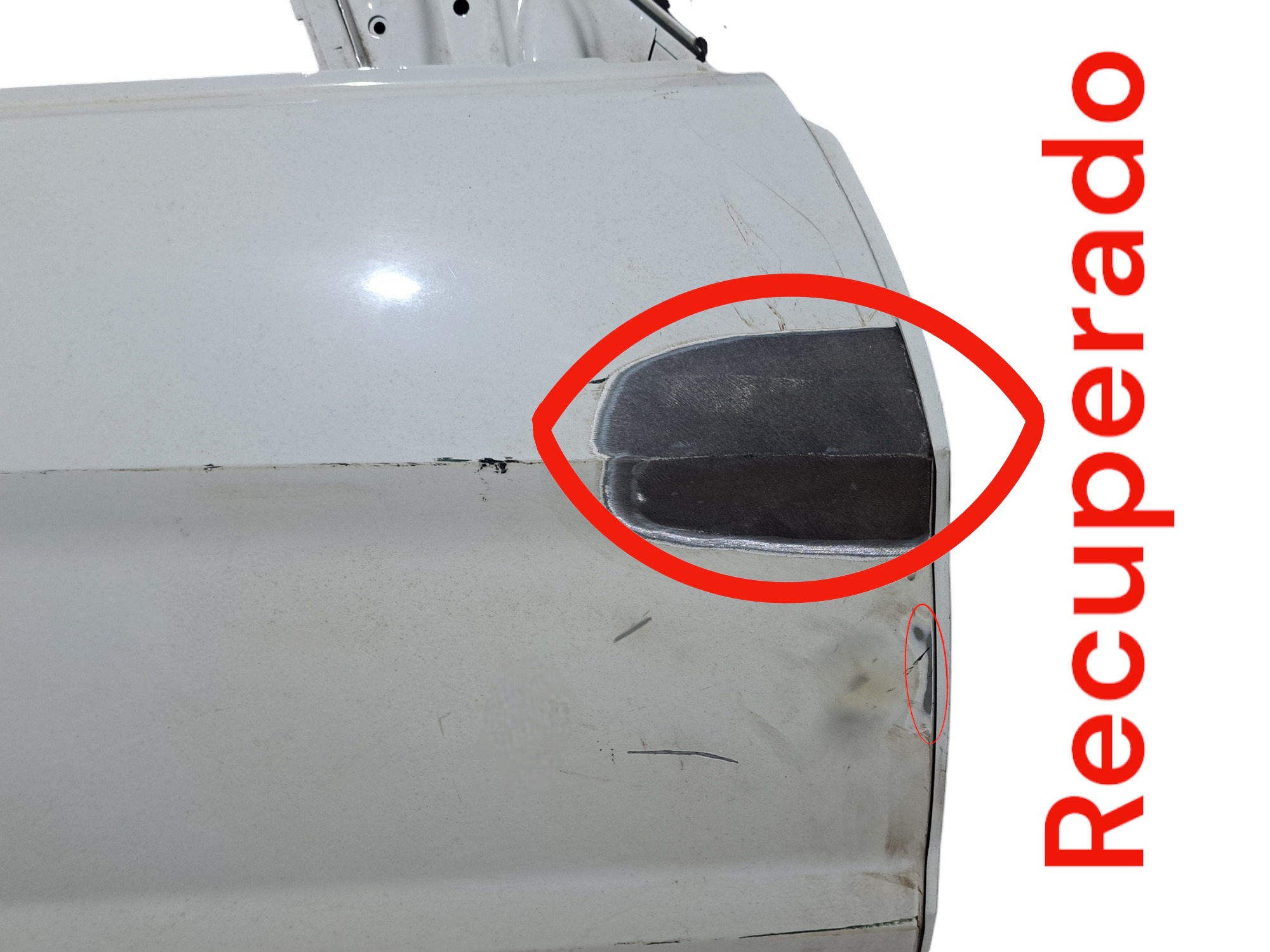 Porta Dianteira Direita Mercedes Glk 220 2010 Recuperada  Dianteira Direto Branco