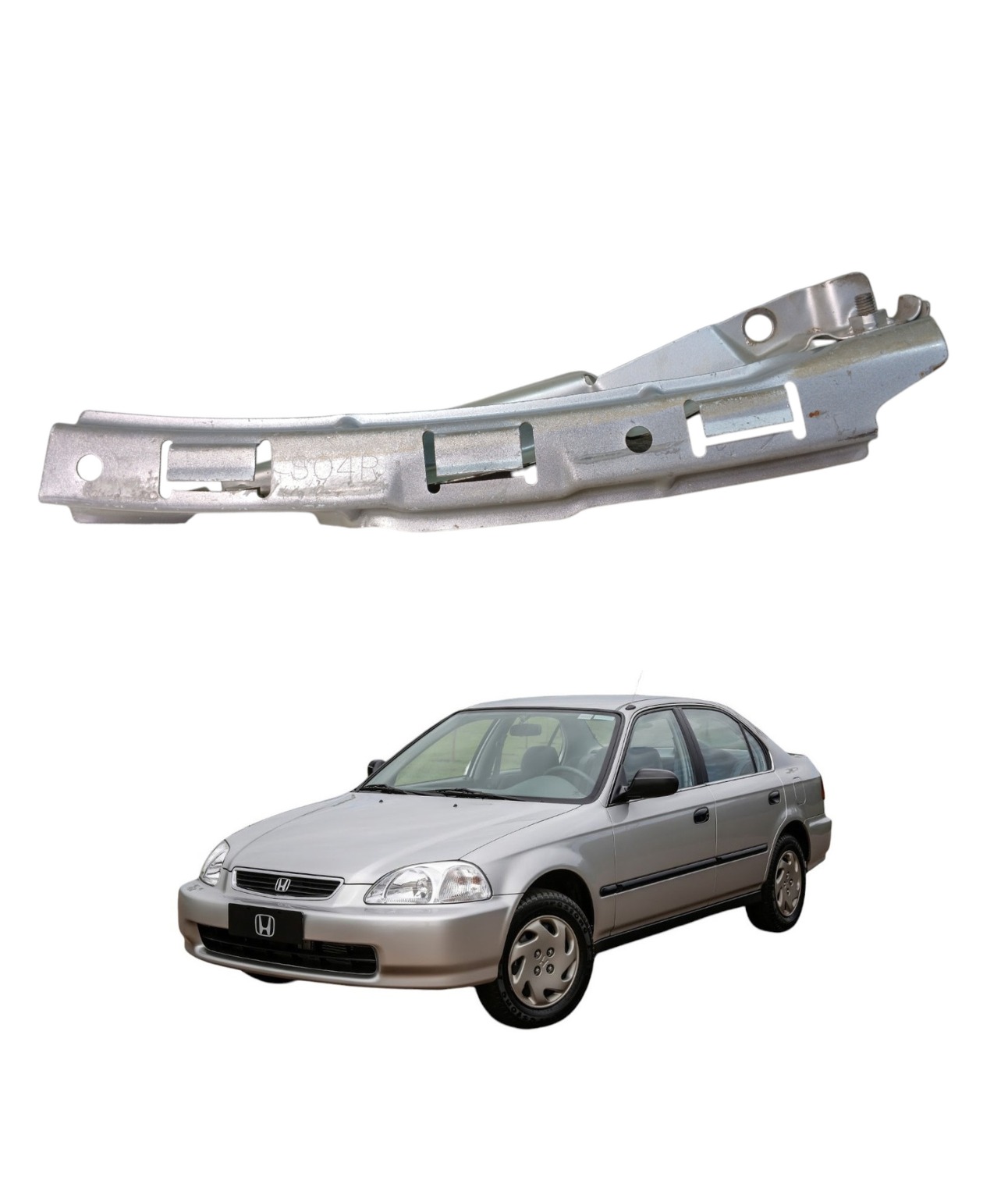 Guia Farol Dianteiro Direito Honda Civic 1999 A 2000 E4872