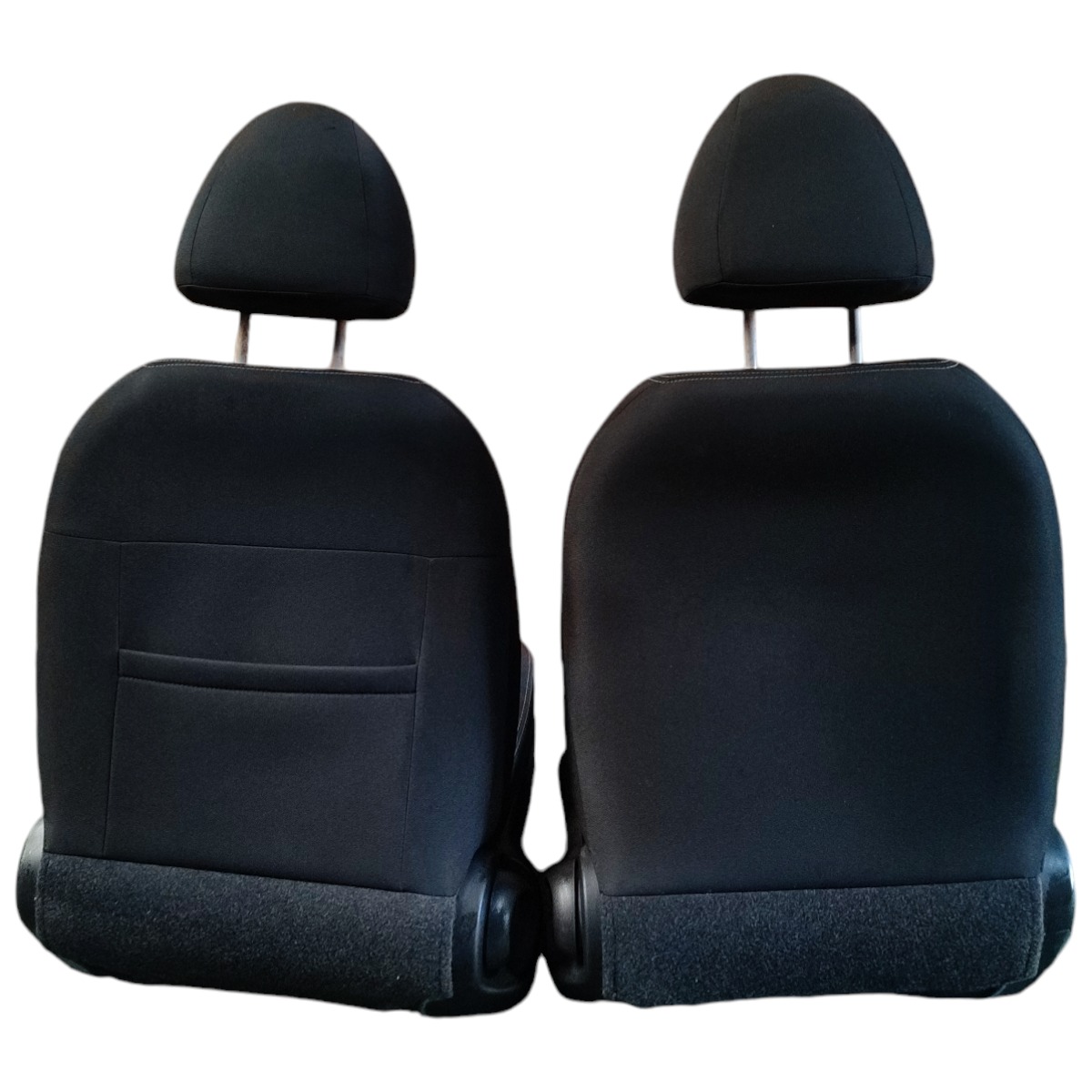 Jogo Banco Tecido Nissan Versa 2016 2017 2018 2019 2020 – Preto / Cinza 4