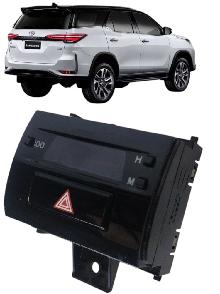 Botão Alerta Relógio Digital Toyota Sw4 2021/2022 Original 1