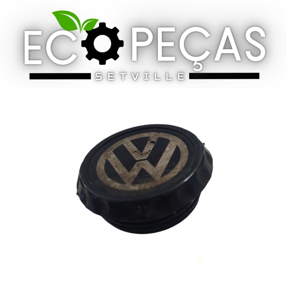 Calotinha Calota Central Volkswagen Et1866 Preto 3