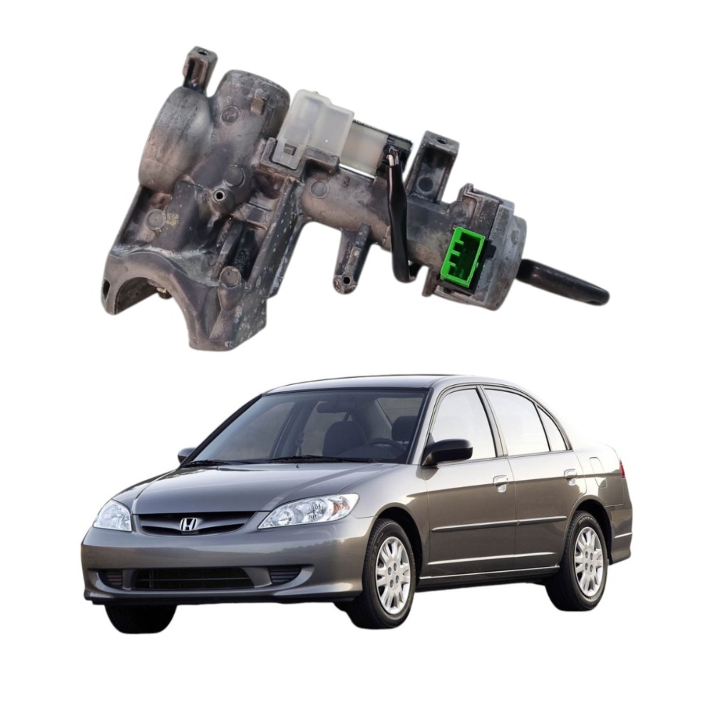Cilindro Ignição Honda Civic 2001 2006 Com Chave