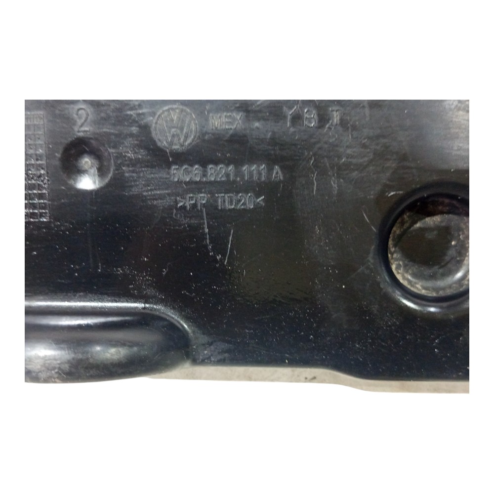 Placa Interna Proteção Parachoque Esquerdo Jetta 2016 2017 Preto 6