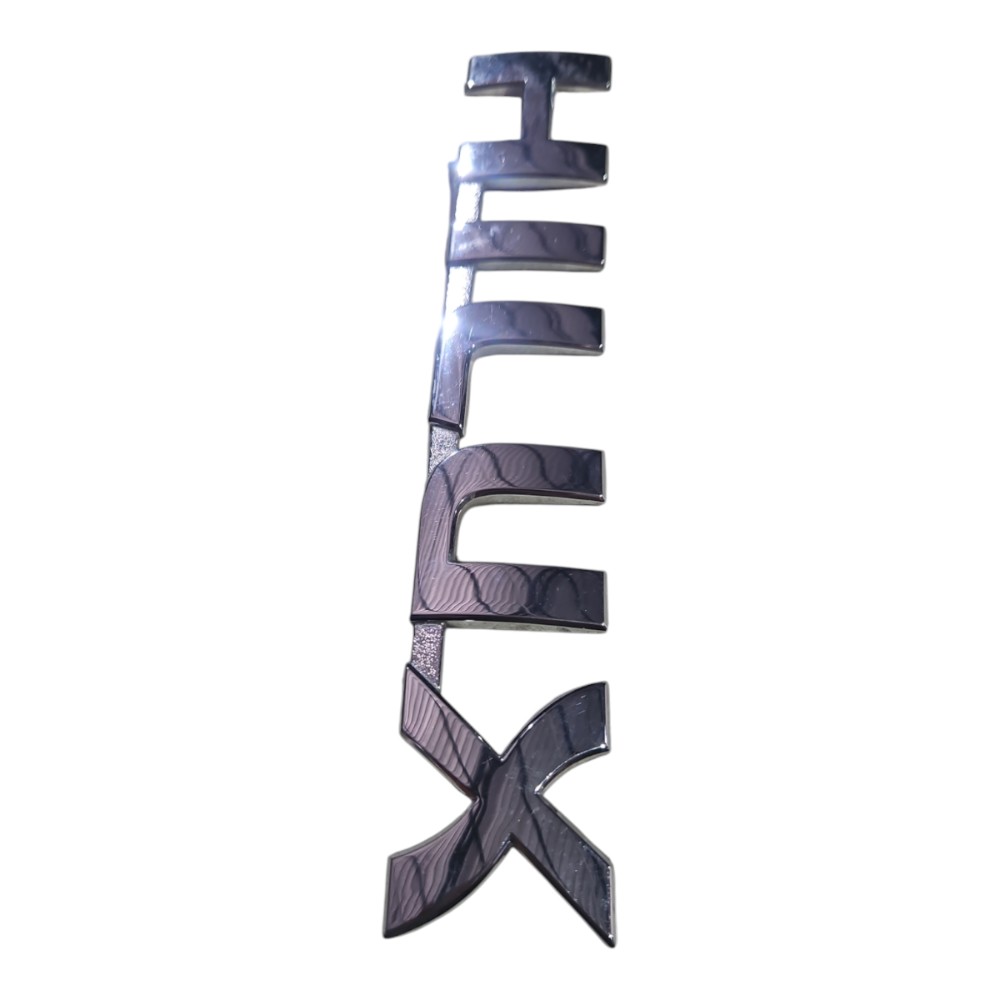 Emblema Letreiro Tampa Traseira Toyota Hillux  Cromado Cromado 5